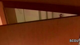 Stepson Catches Stepsister in Bath and Fucks Her