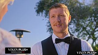 vixenplus cock hungry socialite dee fucks server at house party