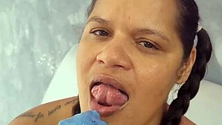 At the ice cream shop, I discovered a GIANT CHOCOLATE COCK