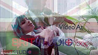 hot british alt student plays with pussy until cumming 😍