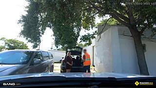 Thick Blonde Milf Roadside Passion