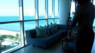 18yo Teen Interracial Threesome: Latina and Tiny Filipina with Violet Rae and Sarah Lace in South Beach Airbnb BTS