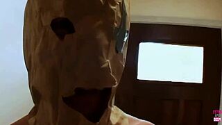 A Brunette In Stockings Is Fucked With A Sex Toy And Two Big Hard Dicks