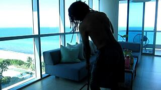 18yo Teen Interracial Threesome: Latina and Tiny Filipina with Violet Rae and Sarah Lace in South Beach Airbnb BTS