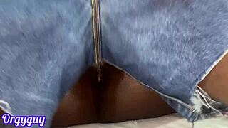 Wet Housewife Juicy Pussy Monster Cock Fucking