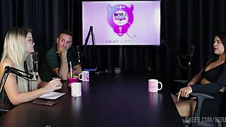 Val Mineirinha's Bora Cast Compilation with Bruna Carlos in Sheer Red