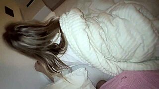 18 years old girl teaches her 69 years old sugar-daddy how to fuck tight pussy