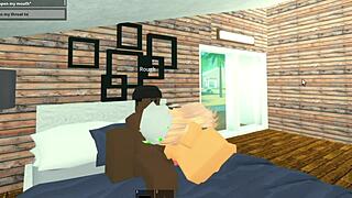 Roblox Slut Throat Fucked by BBC