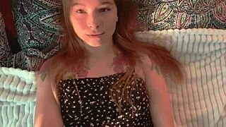 Hey, check out this cute babe fingering her wet pussy