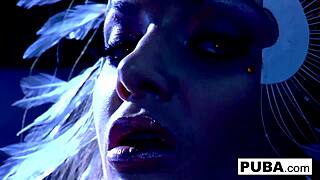 Busty Nikka Obeys Shyla Stylez's Commands in Intense Girl on Girl Sex