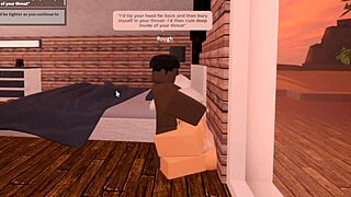 Roblox Slut Throat Fucked by BBC