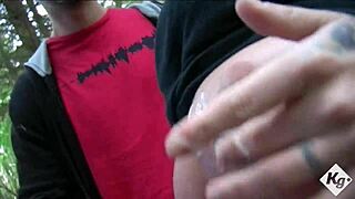 porn princess delta white tries dogging and finds 3 big cocks to suck