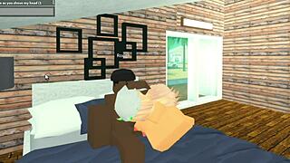 Roblox Slut Throat Fucked by BBC