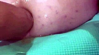 Stretching his asshole for the third time today feels amazing