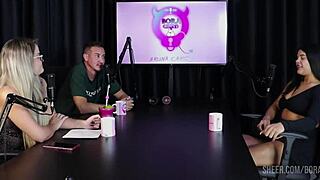 Val Mineirinha's Bora Cast Compilation with Bruna Carlos in Sheer Red