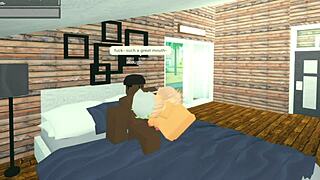 Roblox Slut Throat Fucked by BBC