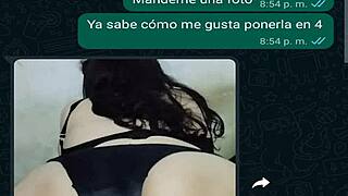 Fucking my friend's boss again via WhatsApp