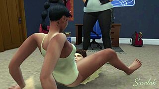 Two Mistresses Submit Young Boyfriend In Full Story With Sound