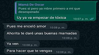 Fucking my friend's boss again via WhatsApp