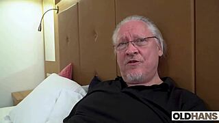 Monika May Excited Grandpa Still Erect