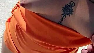 mexicana puta shows tits and ass, groped on public beach in mexico