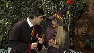 horny euro gangbang orgy with hot babes - lucky man