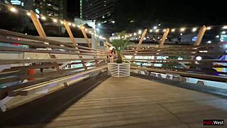 i saw this cute girl get a full tank of cum in her pussy - creampie