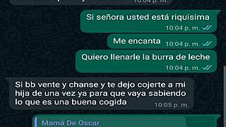 Fucking my friend's boss again via WhatsApp