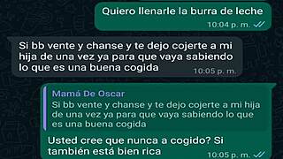 Fucking my friend's boss again via WhatsApp