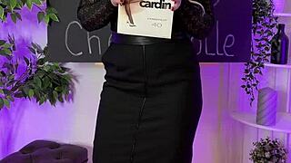 Sexy Milf In Coffee Color Stockings At Nylon Club