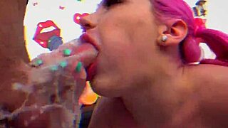 stupid HOES give SLOPPY blowjobs with GAGGING