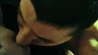 Mature couple engages in barefoot pussy licking session