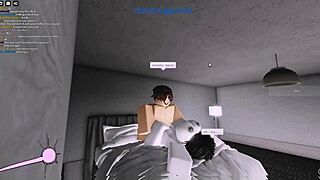 Fucked on Roblox in Intense Virtual Action