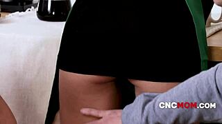 Cassie Del Isla Offers Her Tits For Tips At The Freeuse Cafe, Getting Used By Customers In A Cncmom Scenario.