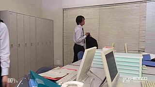 Yui Watanabe Sucks For Stress Relief.