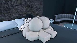 Fucking and cumming very hard in my friend tomoko on roblox.