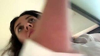 Eating pizza with cum on my face in a public cafe.