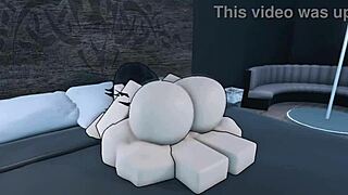 Fucking and cumming very hard in my friend tomoko on roblox.