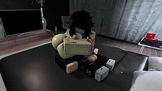 Fucking and cumming very hard in my friend tomoko on roblox.