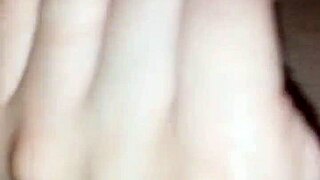 Husband fucks wife's ass while she's tied up.