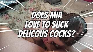 Mia knight sloppy suckoff