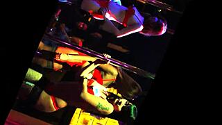 Dancing in the gold club on LK metro with Thai performers and ripped clothes