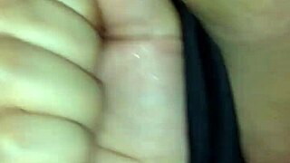 Husband fucks wife's ass while she's tied up.