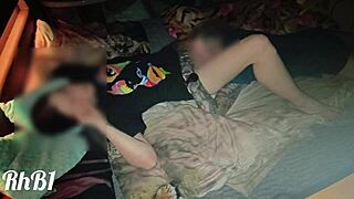 Squeaky Illuminated Hotel Bed Sex