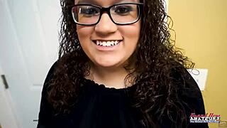 Busty Harper B sucks cock before banged and jizzed.