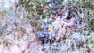 Petite Teen Neighbors Have First Lesbian Sex at Beach!