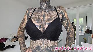 Black and purple lingerie and micro bikini try on haul melody radford