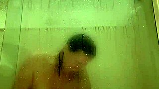 The motel manager is spying on me naked in the shower, and I'm pretending not to notice!