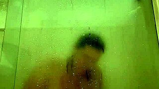 The motel manager is spying on me naked in the shower, and I'm pretending not to notice!