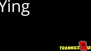 Trannies R Us - Cute Ladyboy Nurtures Her Body And Tiny Dick